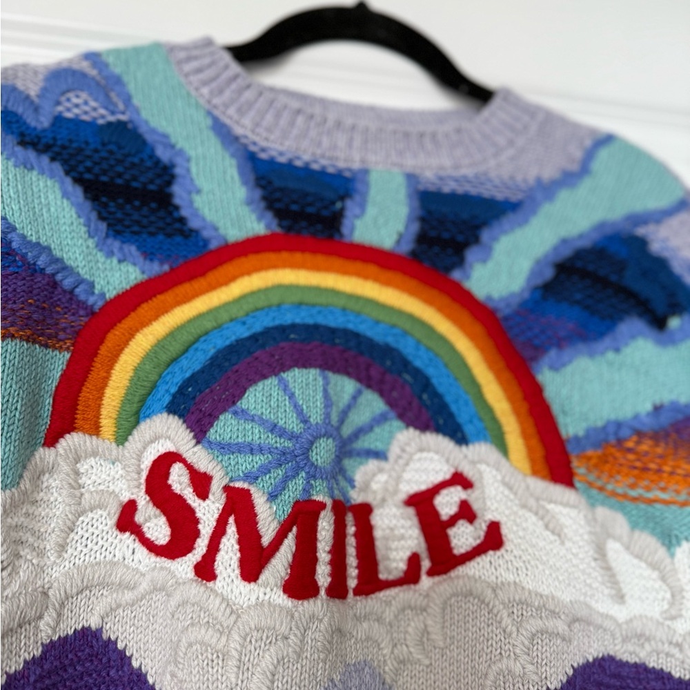NWOT STELLA MCCARTNEY Kind intarsia wool and cotton-blend sweater 40 $1,295 - Picture 15 of 16